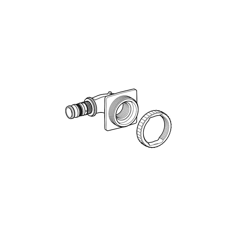 Geberit Mepla Winkel(Rotguss) f- UP-SPK