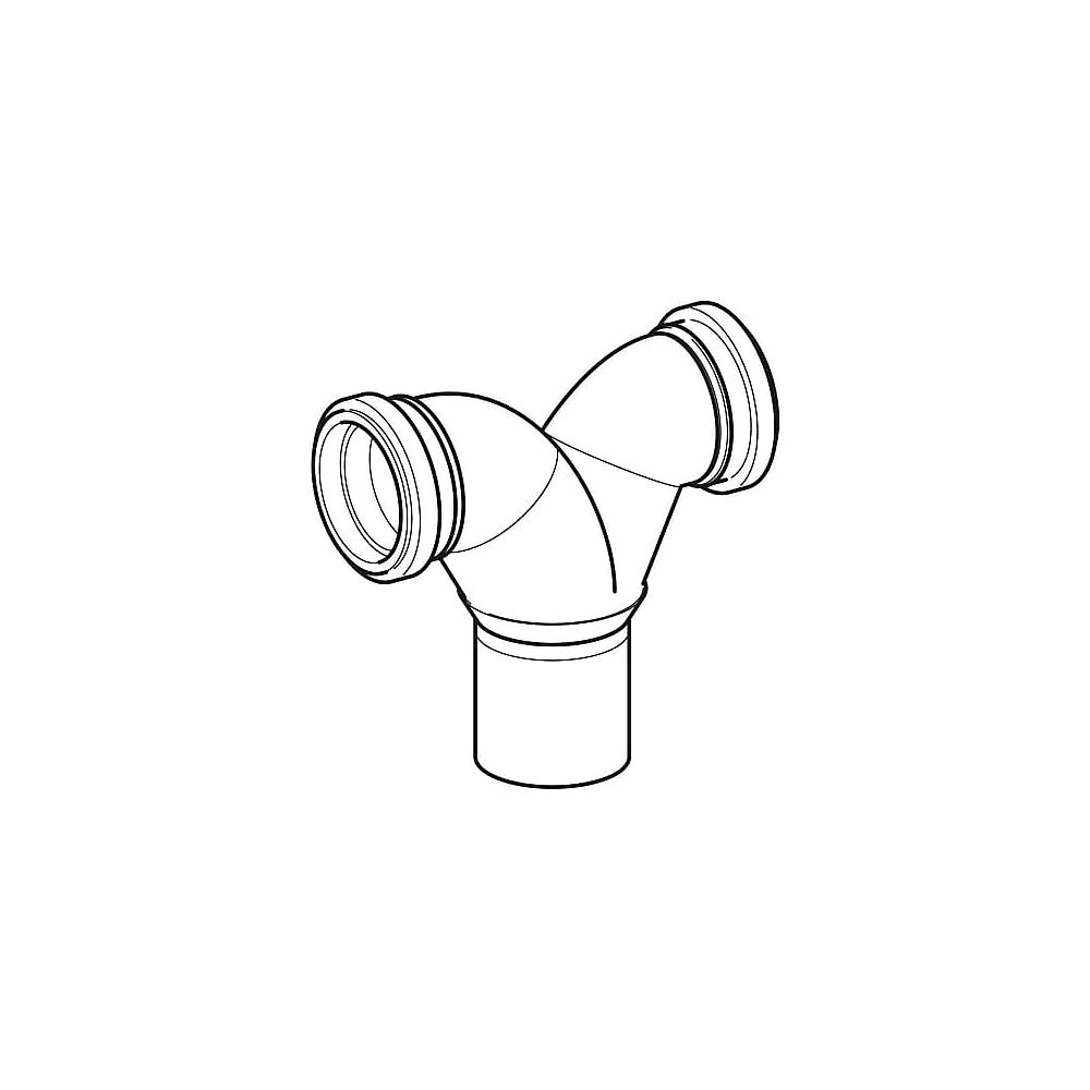 Geberit PE Wand-WC-Doppelbogen