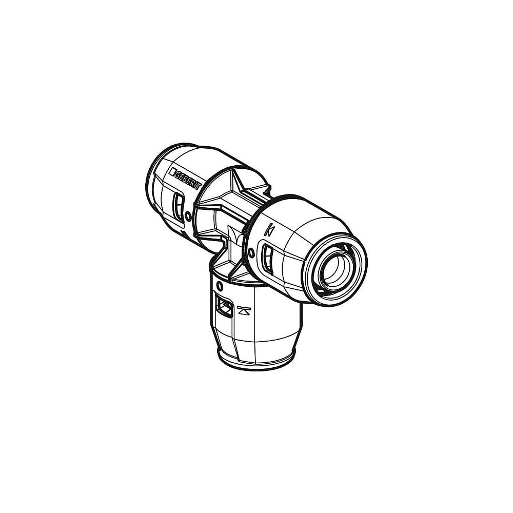 Geberit PushFit T-Stück (PVDF)