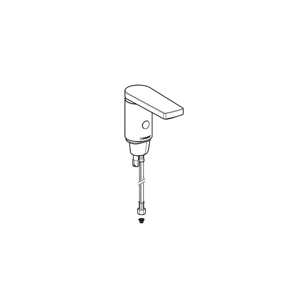 Geberit HyTronic186 WT-Armatur IR/Batt.