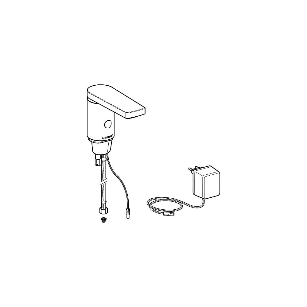 Geberit HyTronic186 WT-Armatur IR/Netz