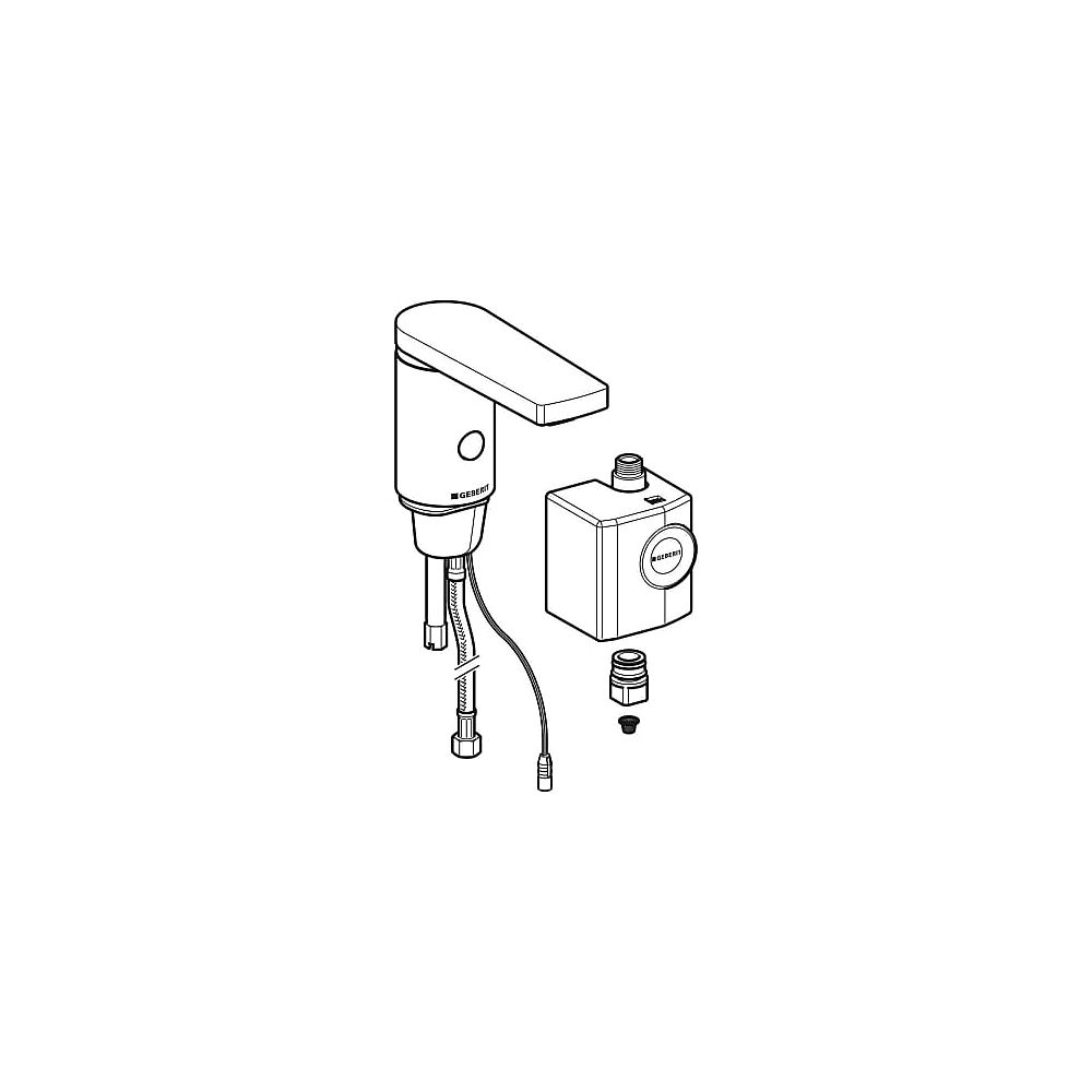 Geberit HyTronic186 WT-Armatur o.Mischer