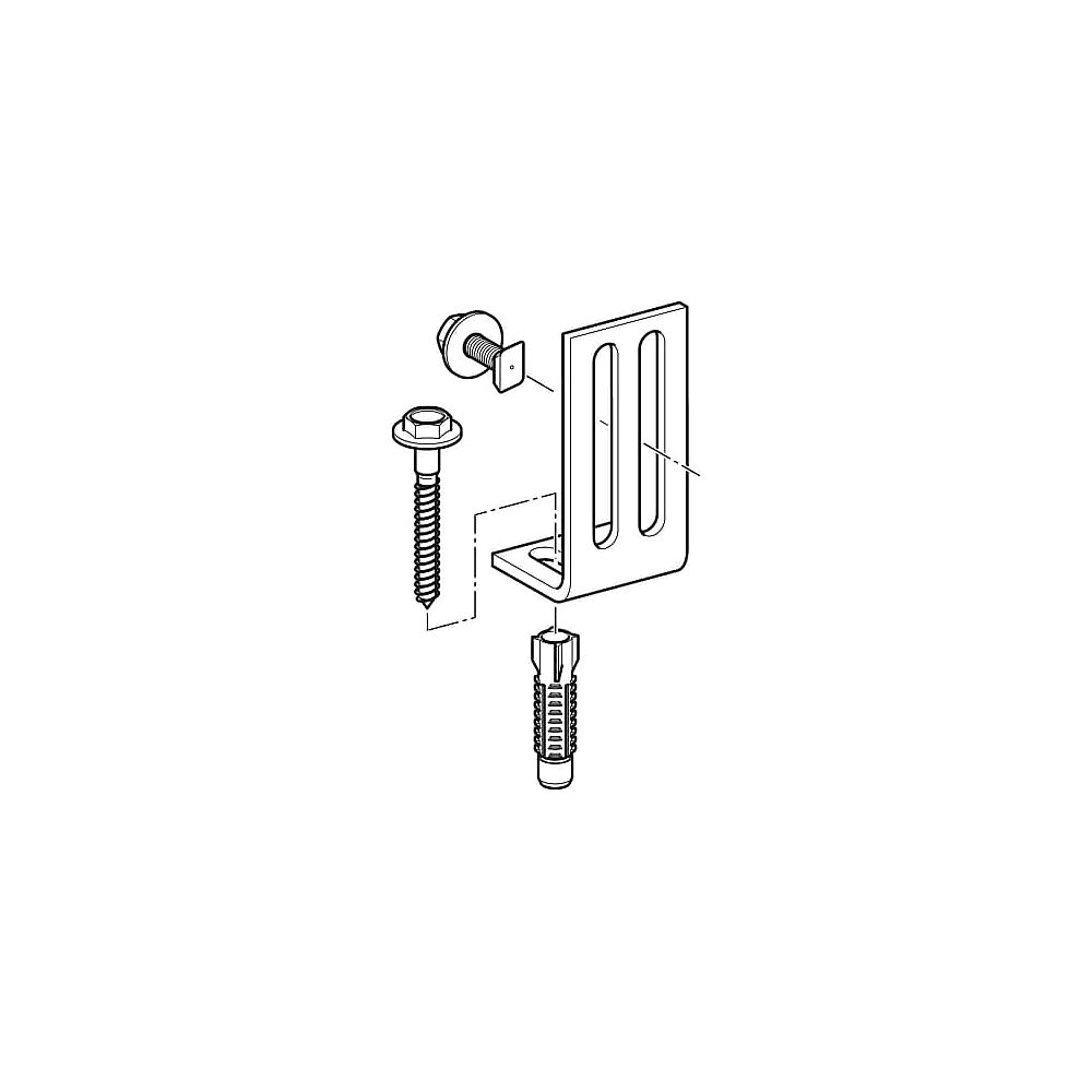 Geberit GIS Montagewinkel lang 12 cm