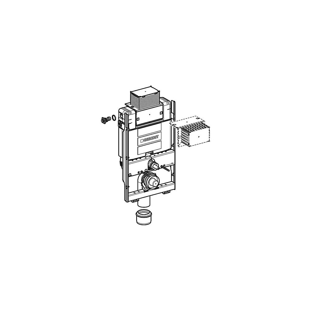 GE GIS Element 461.141.00.1 für Wand-WC