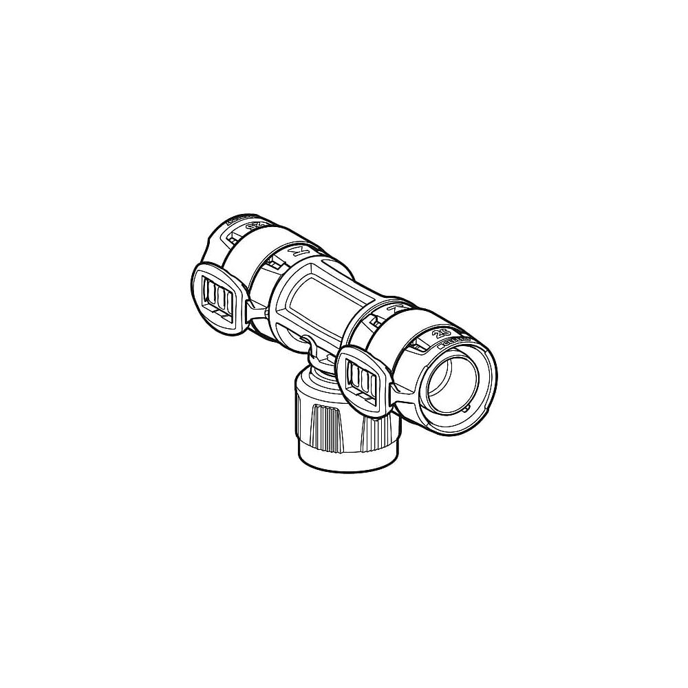 GE FlowFit Übergangs-T-Stück mit