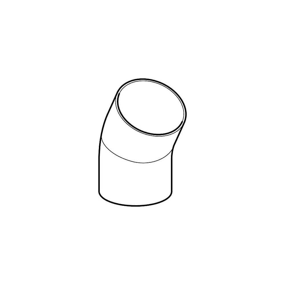 Geberit Bogen m. grossem Radius geschw.