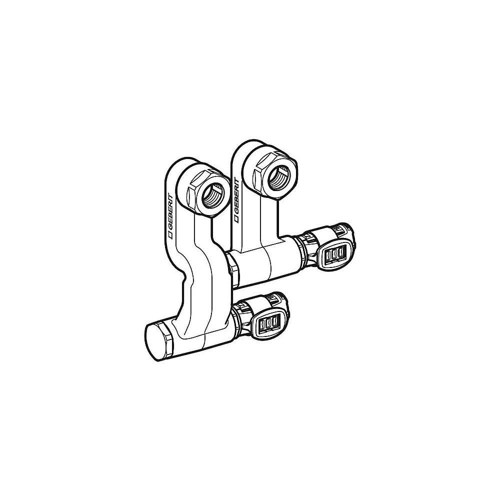 GE FlowFit Set Anschluss-Endstück für
