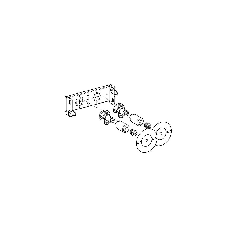 GE GIS Armaturenplatte 100 mm