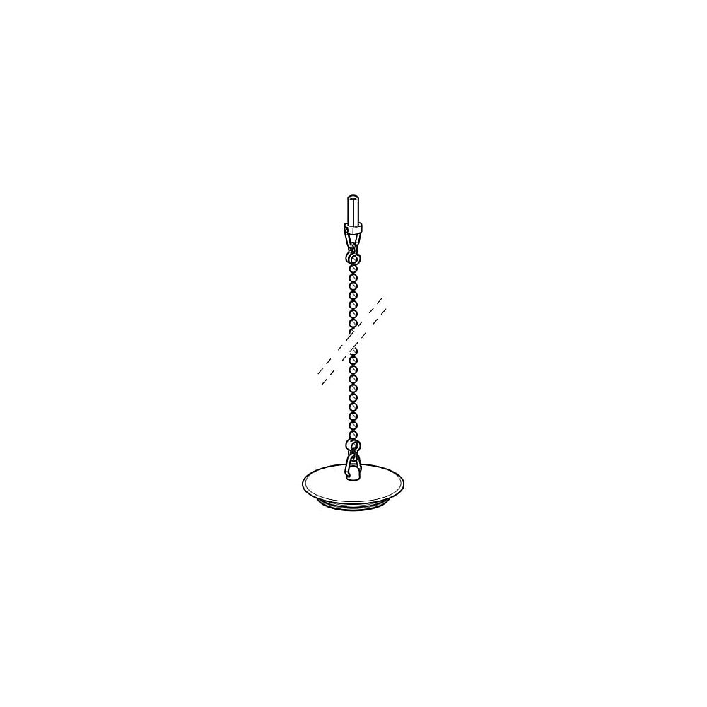GE Ventilstopfen mit Kette