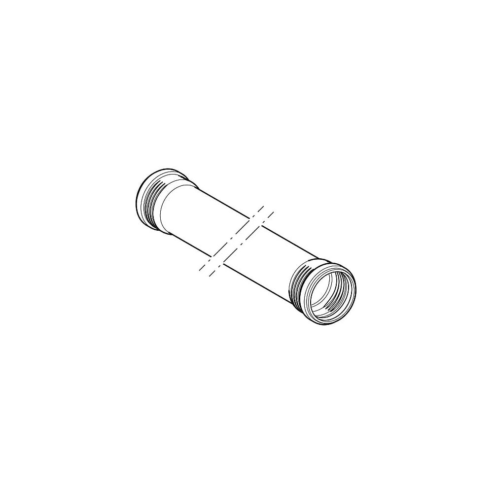 Geberit Silent-Pro Rohr mit 2 Muffen
