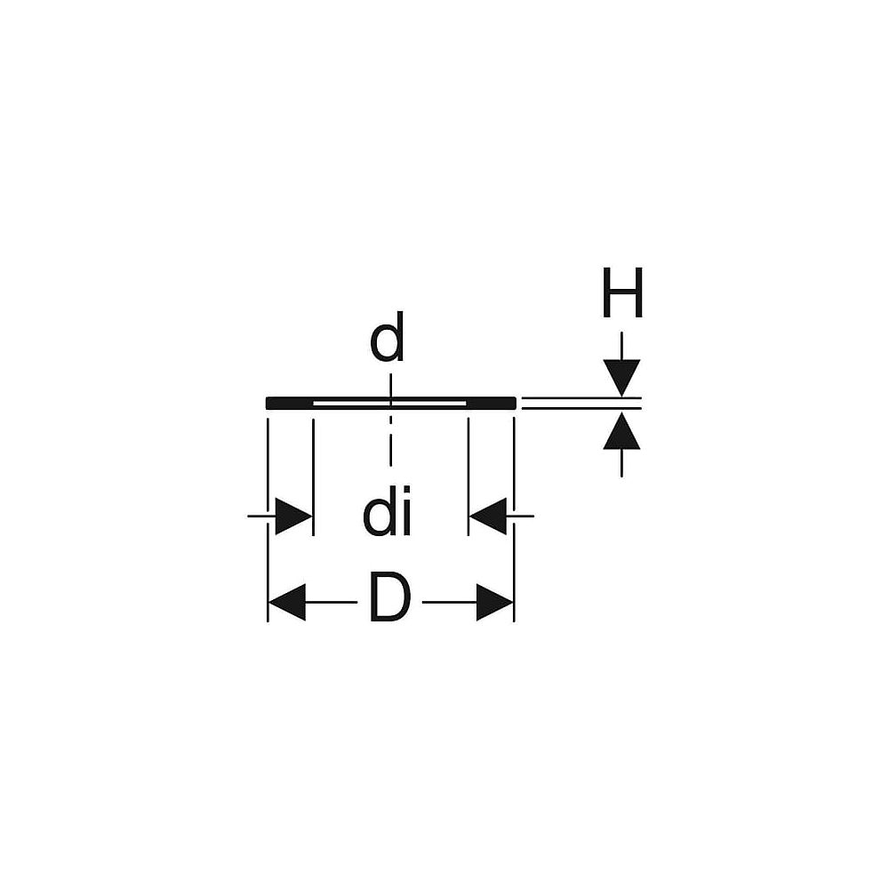 Geberit Flanschdichtung 160 mm