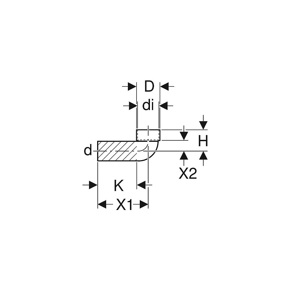 Geberit Bodenklosettbogen 110 mm