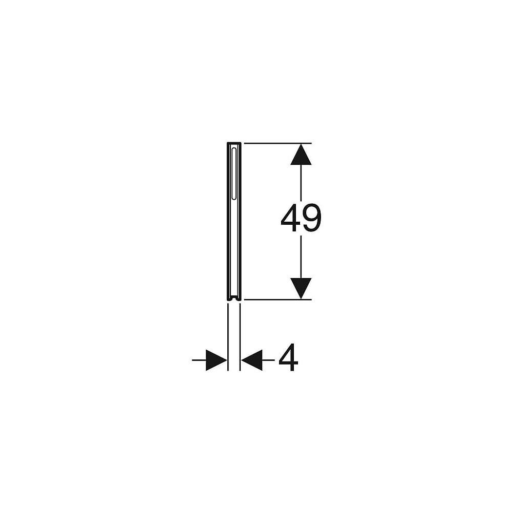 Geberit Fußstützen (MVP=2St) verz mit