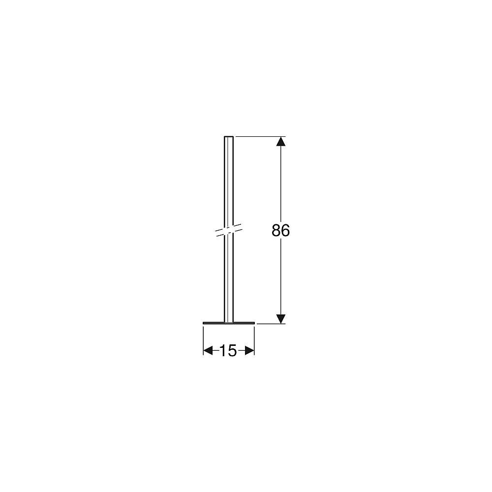 Geberit Ständer mit Fußplatten (MVP=2St)