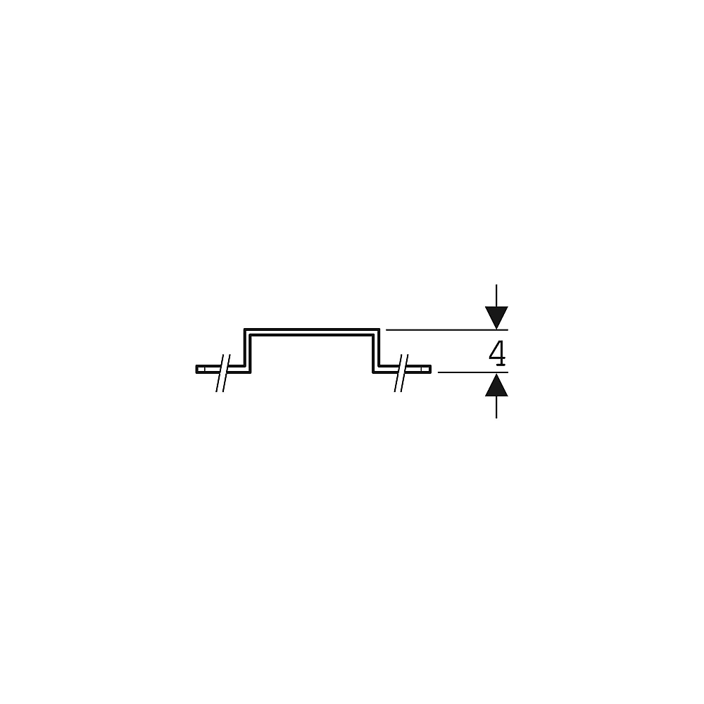 Geberit Mepla Montageplatte f Armaturen-