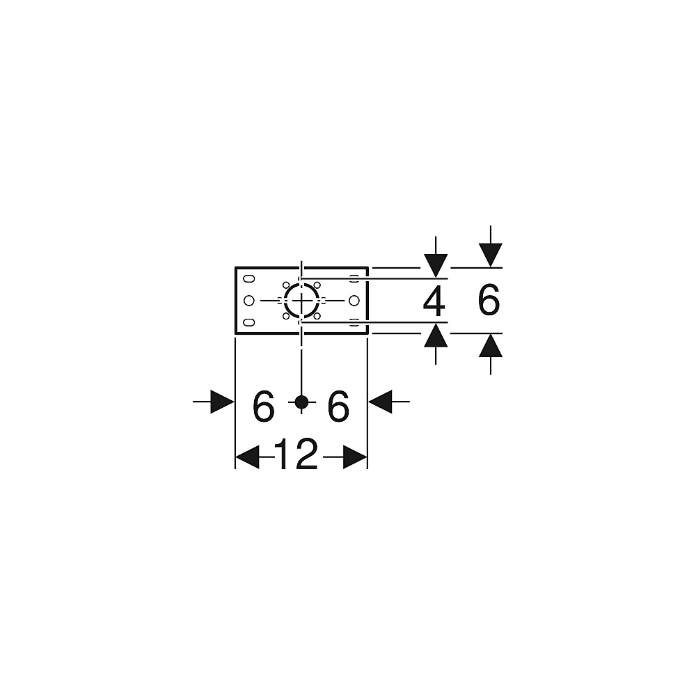 Geberit Mepla Montageplatte