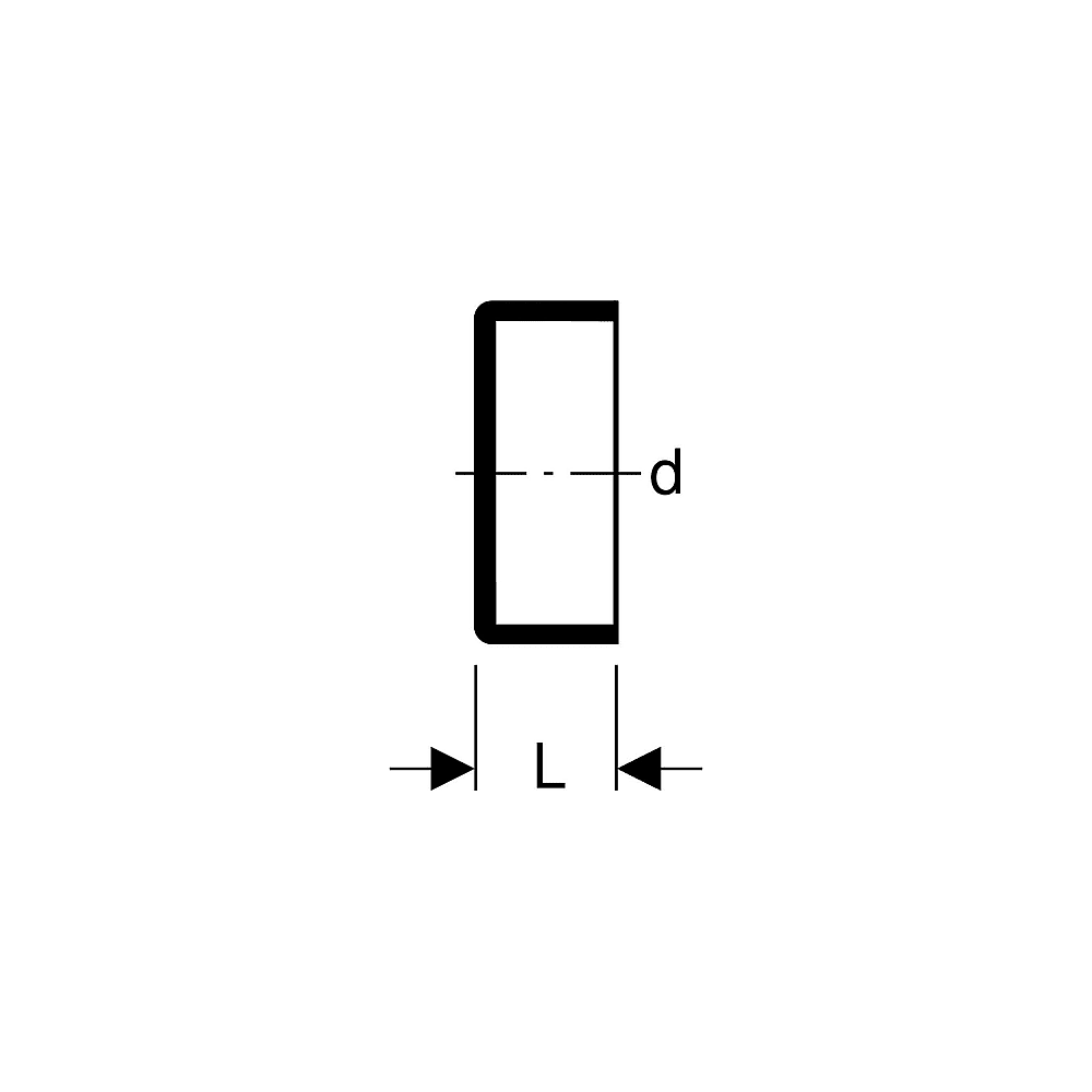 Geberit db20 Enddeckel DN 100