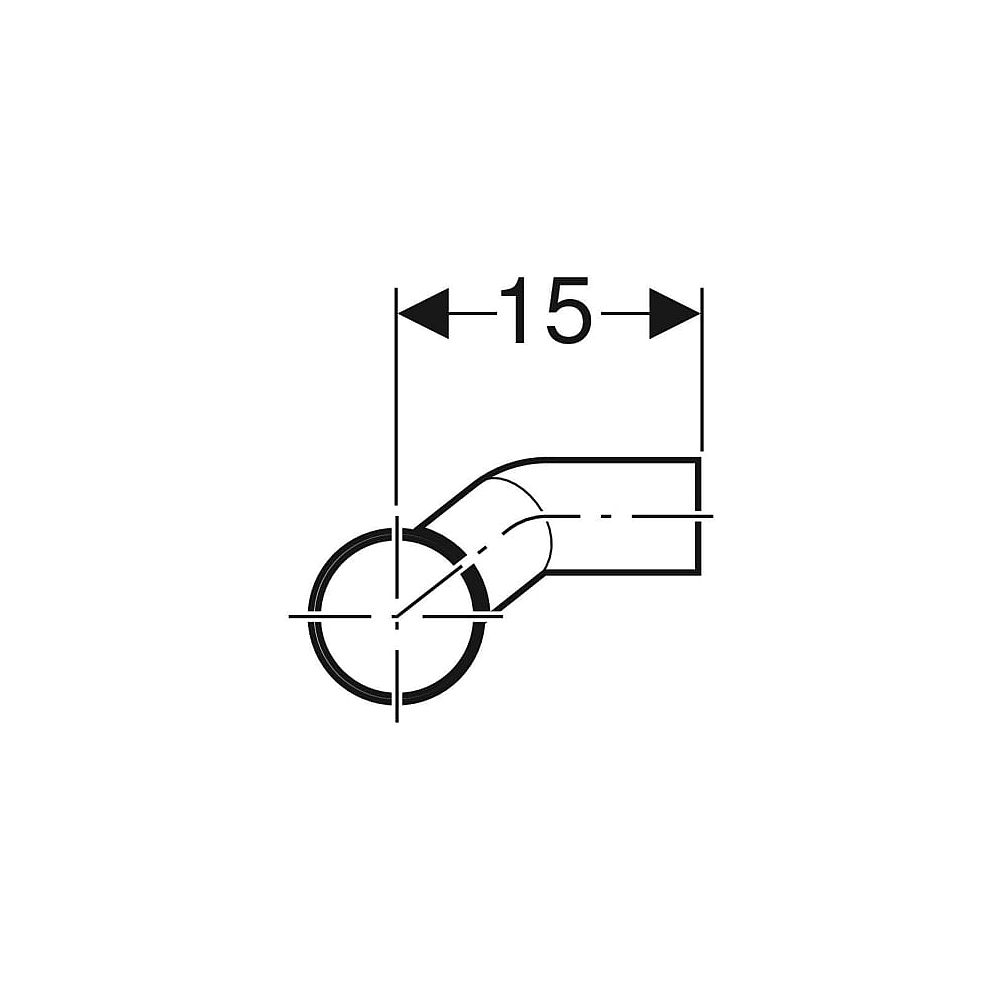 Geberit db 20 Abzweig f. Bidet DU/BW