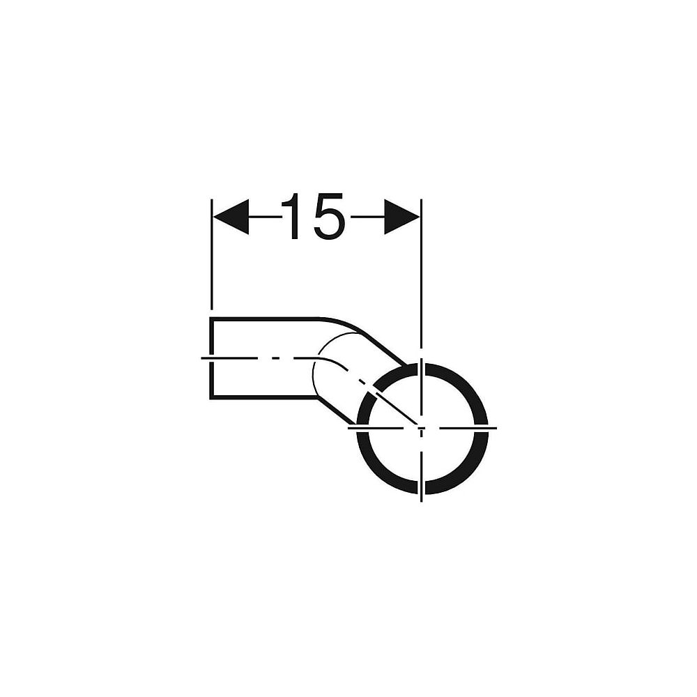 Geberit db 20 Abzweig f. Bidet DU/BW
