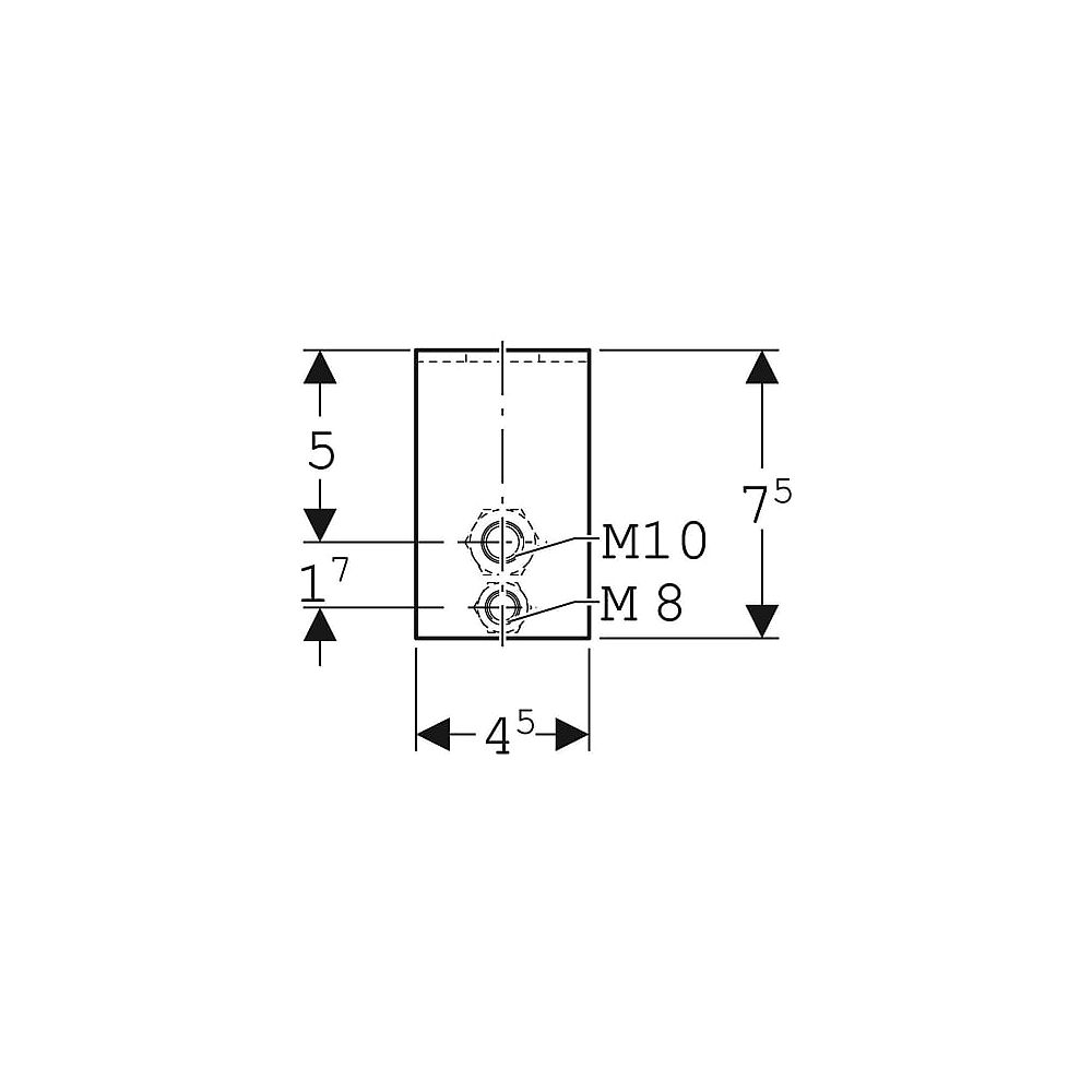 Geberit Rohrhalter 461.098.00.1