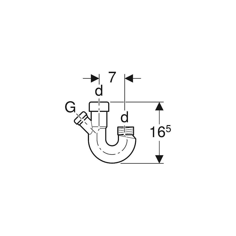 Geberit Doppelkammersifon 252.053.11.1
