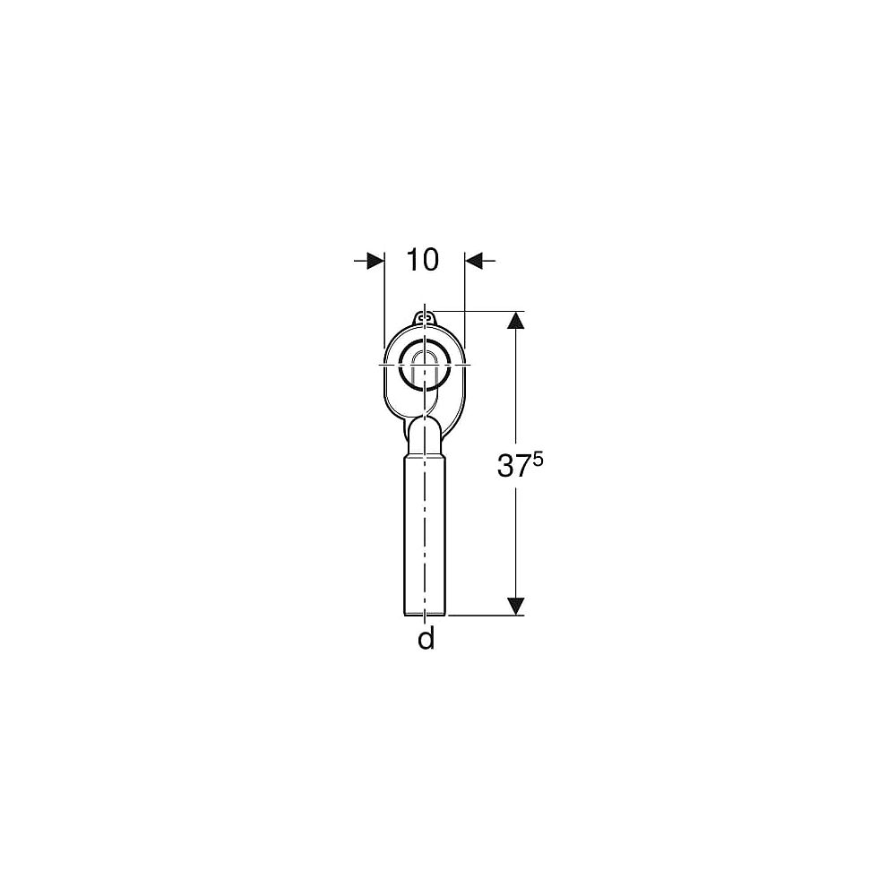 Geberit Urinalabsaugesiphon JetEX senk-