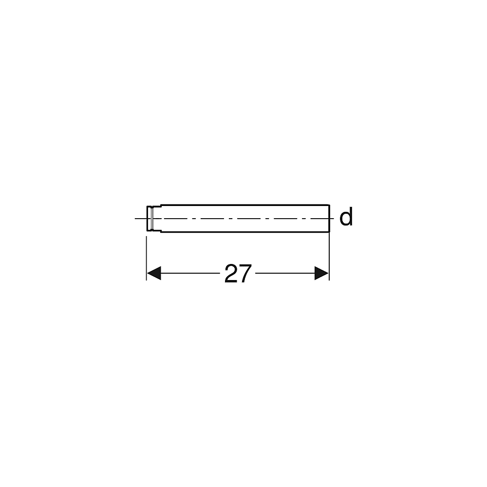 Geberit Verlängerung 242.126.11.1