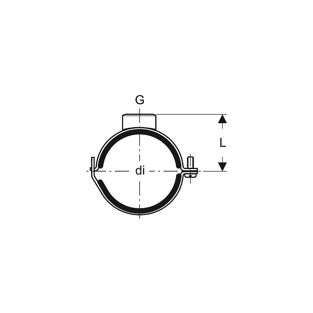 Geberit Silent dB20 Rohrschelle 150 mm