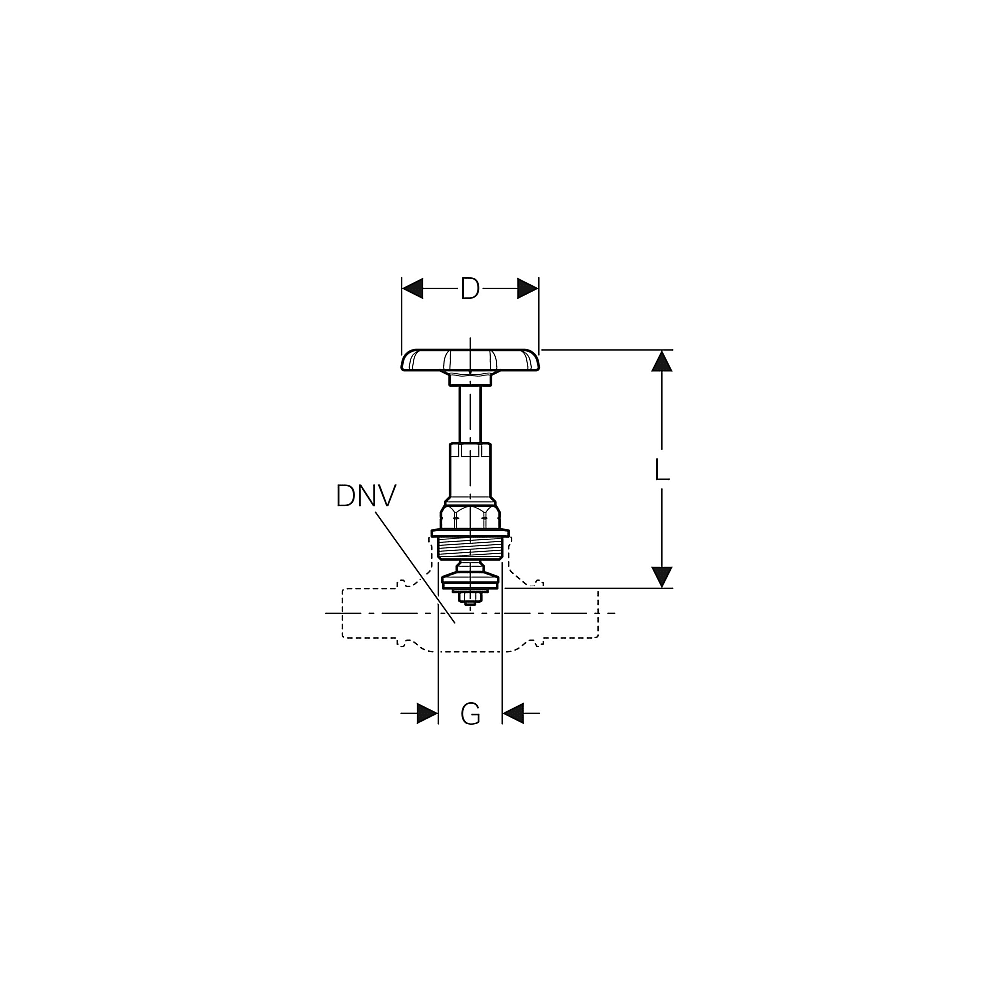 GE Oberteil mit Handrad G1