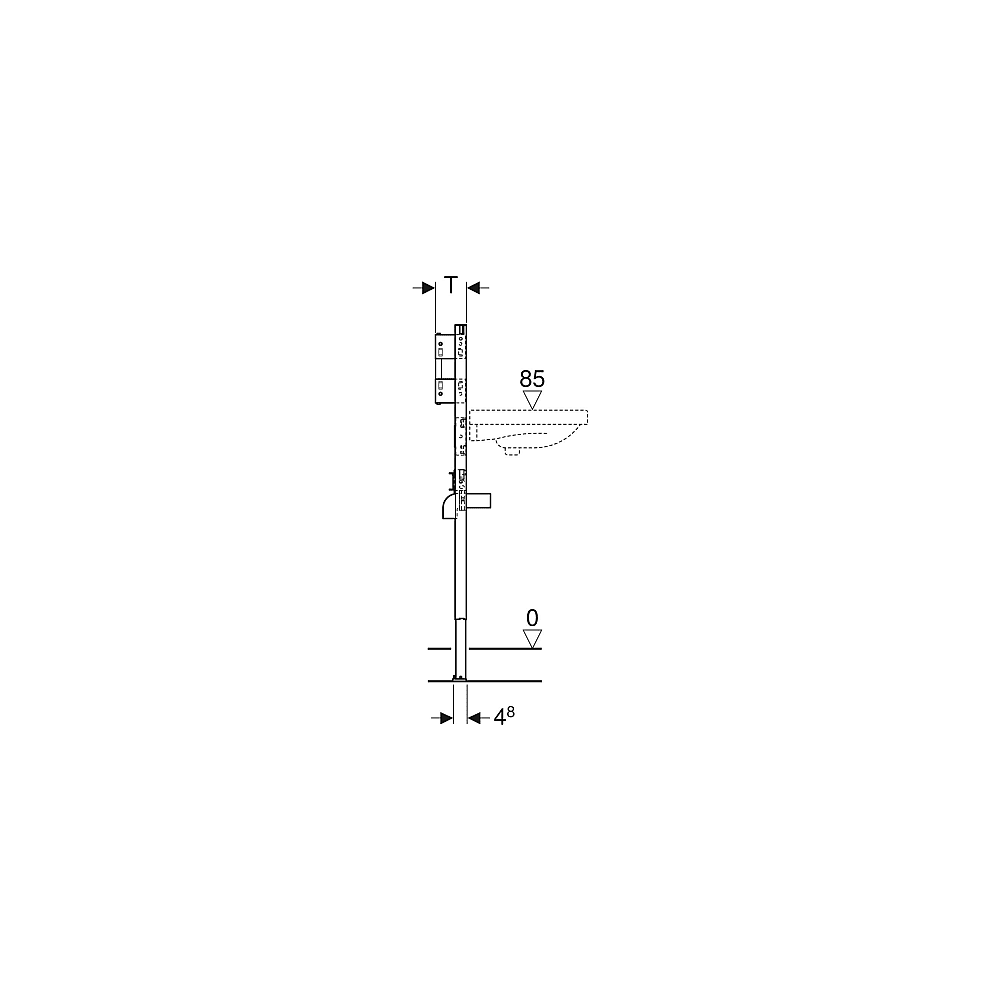 Geberit Duofix Waschtischelement