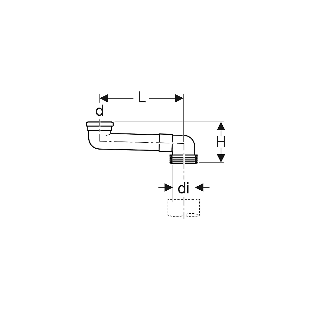 Geberit WC-Etagenbogen Nr. 388.350.29.1
