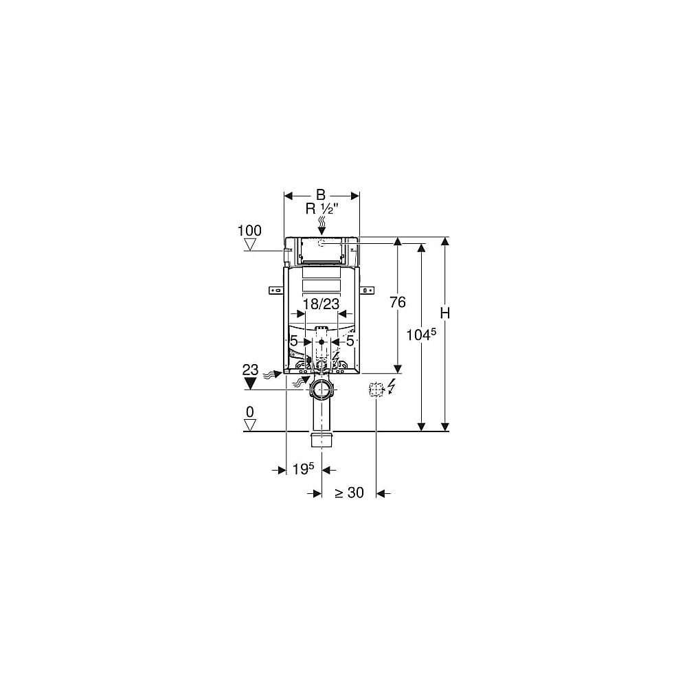 Geberit Kombifix Element f. Wand-WC