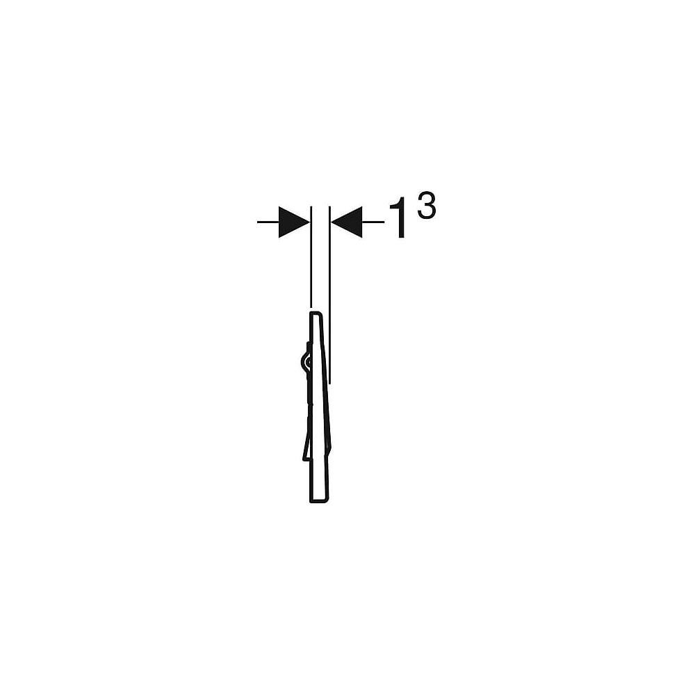 Geberit HyTouch Urinal Handauslösung