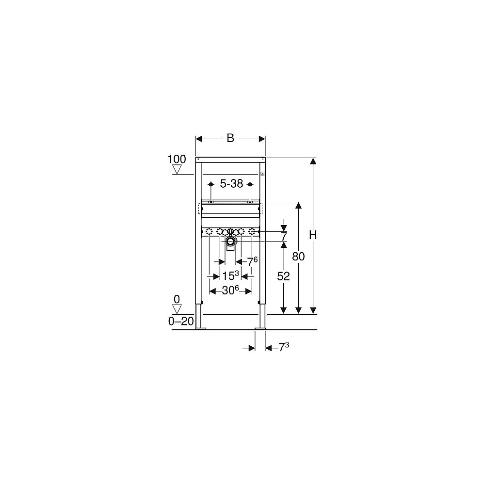 Geberit DuofixBasic Element 458.404.00.1