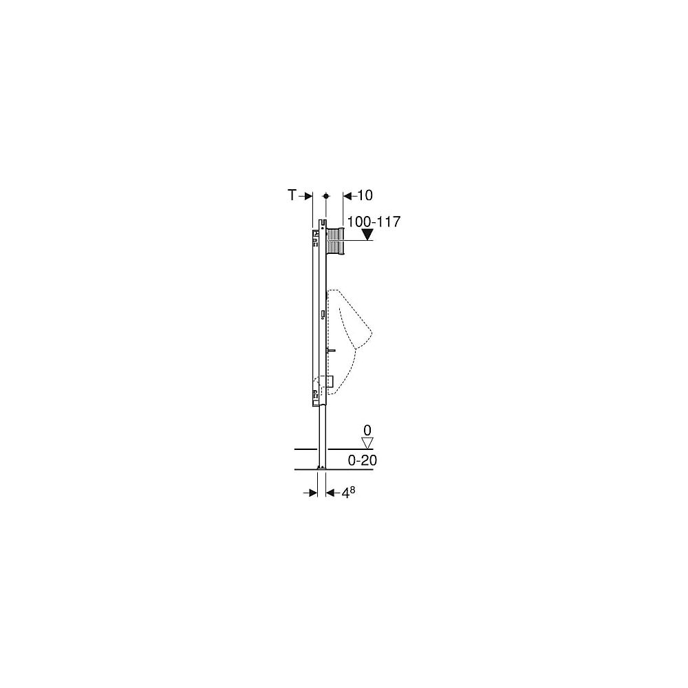 GeberitDuofixBasic Urinal Element