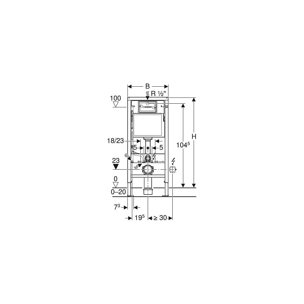Geberit DuofixBasic Nr. 458.103.00.1