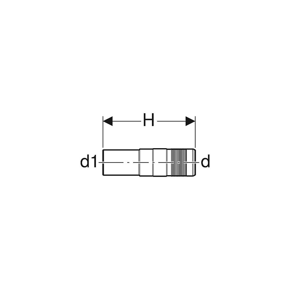 Geberit PushFit Adapter a. Mapress Rotg.