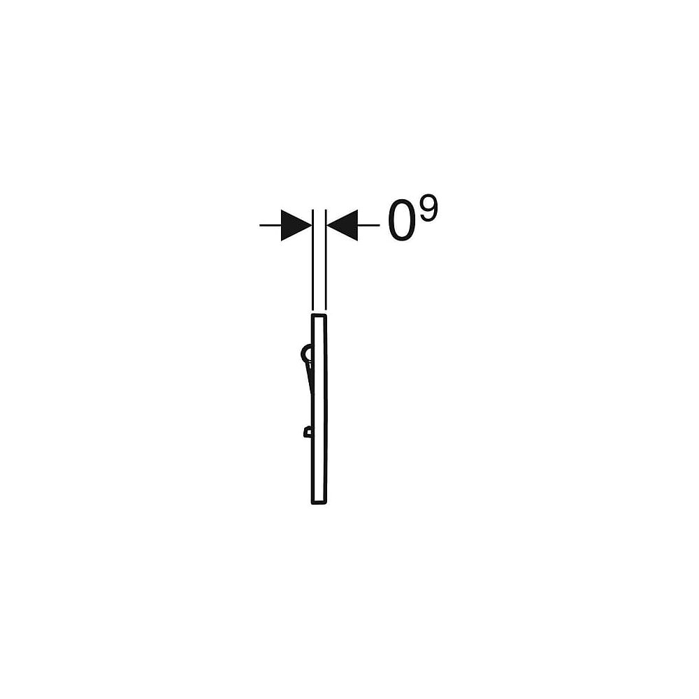 Geberit HyTouch Urinal-Handauslösung