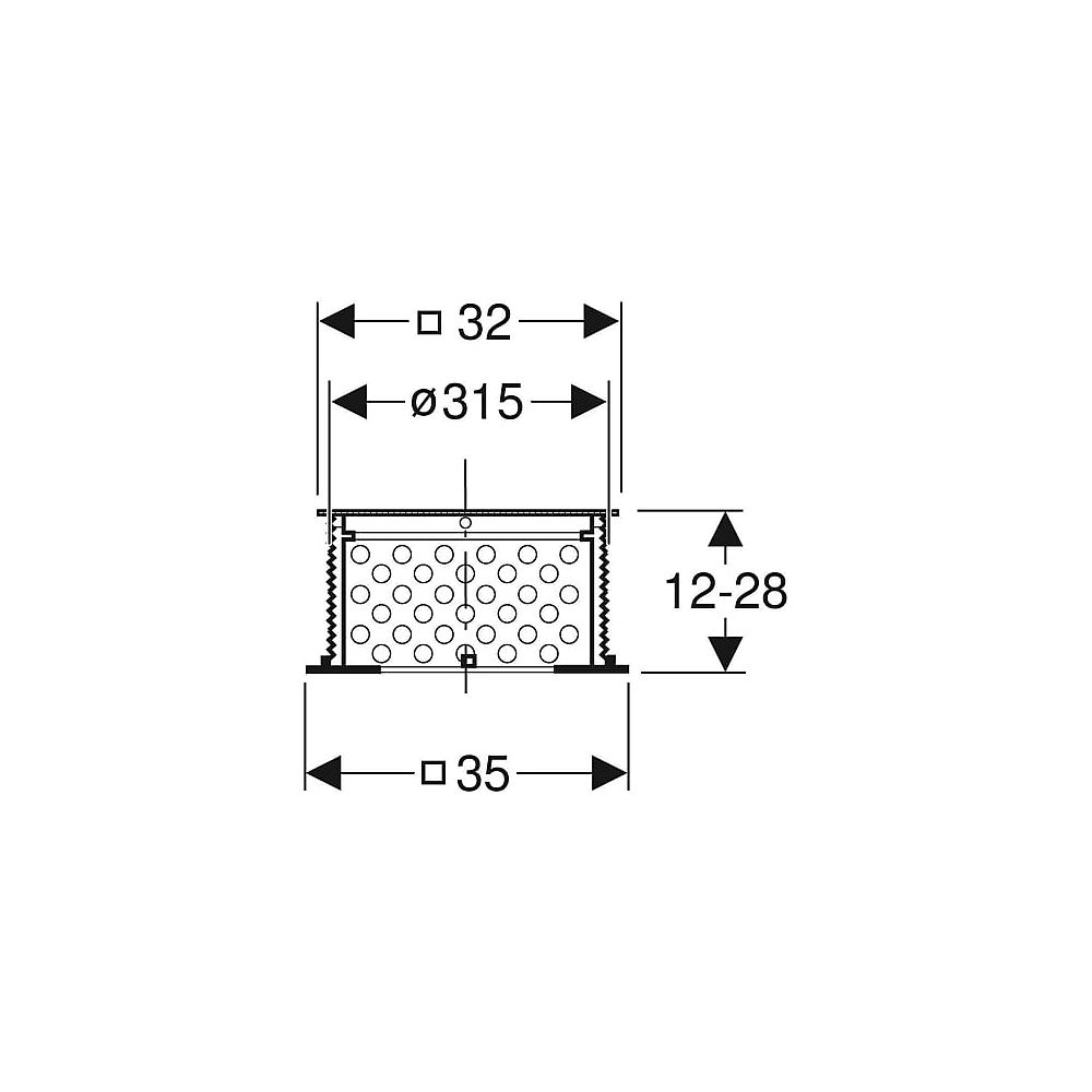 Geberit Pluvia Zusatzset 359.504.00.1