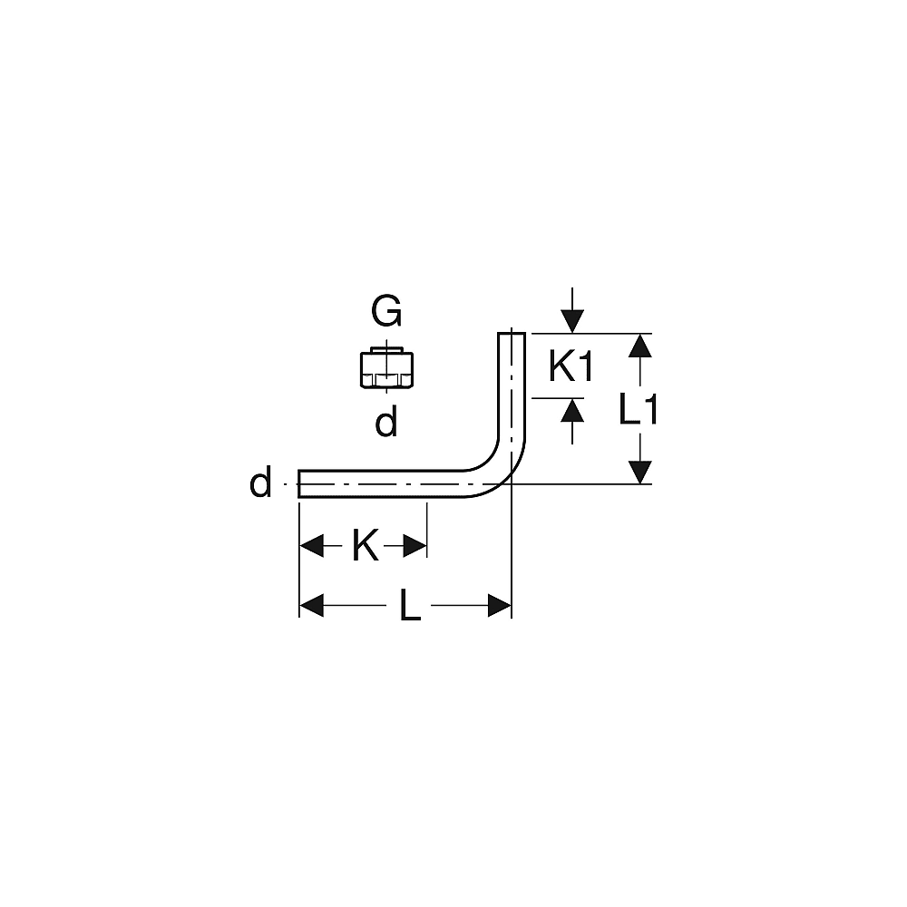 GE Geberit Metallrohr-Passbogen 90Gr