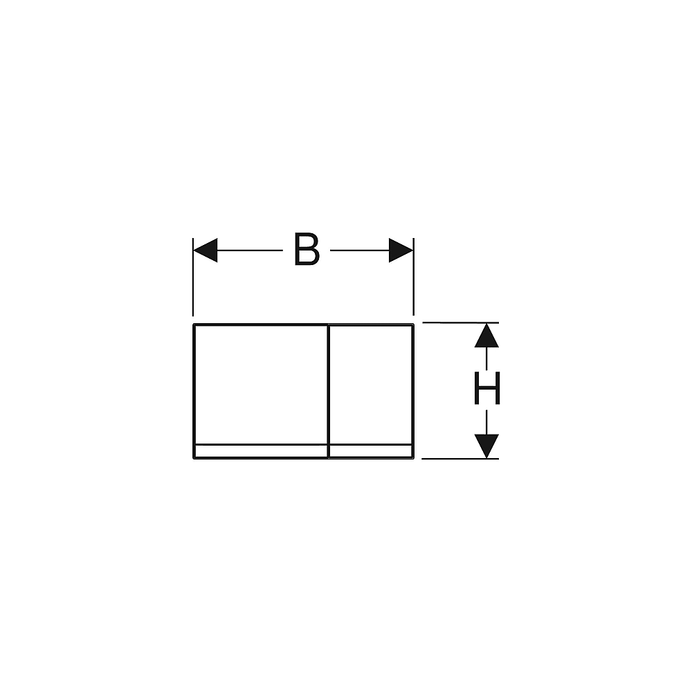Geberit Betätigungsplatte Sigma60