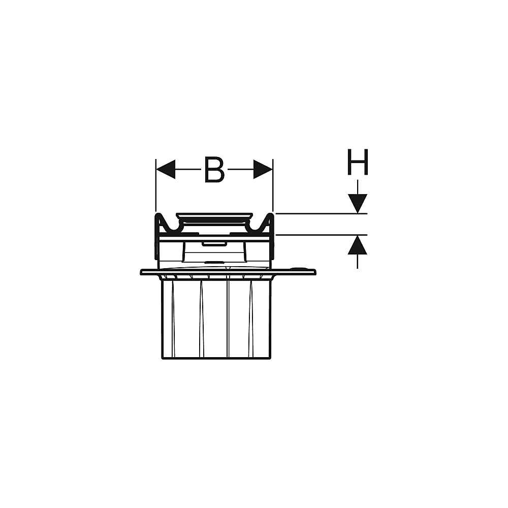 Geberit Duschrinne CleanLine60 30-130 cm