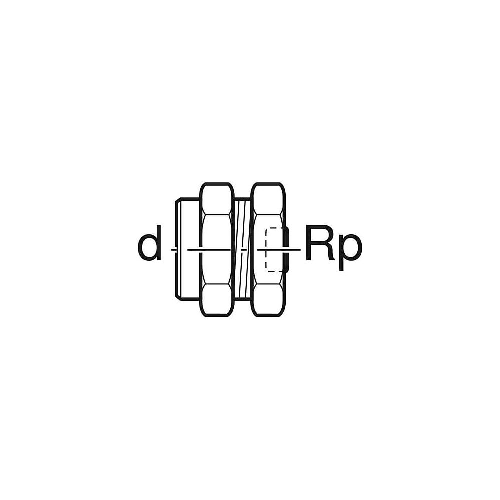 GE FlowFit Abpressstopfen für Rohrende