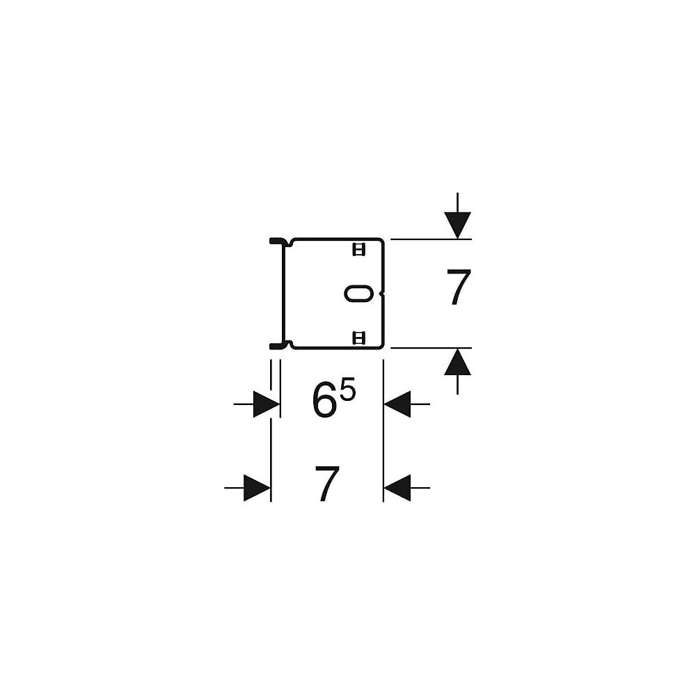 Geberit Duofix Montageplatte für
