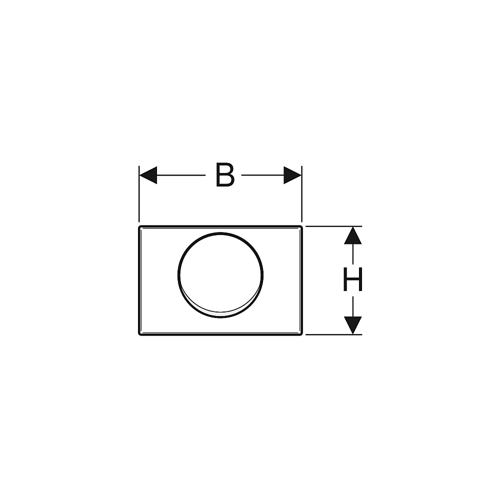 GE BetPl. Delta10, für 2-Mengen-Spülung