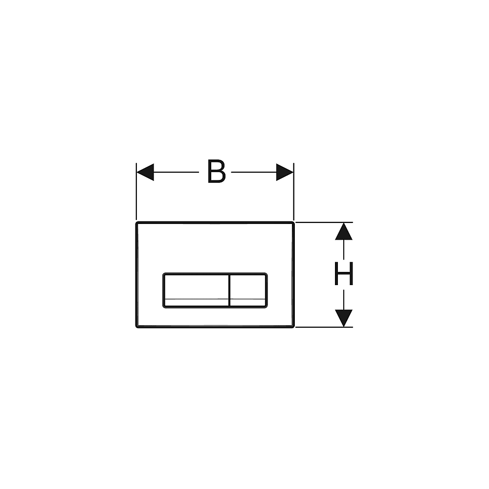 GE BetPl. Delta50, für 2-Mengen-Spülung