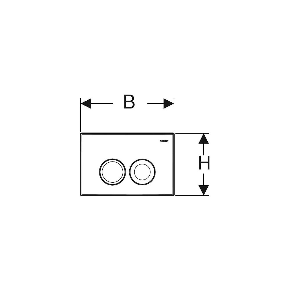 GE BetPl. Delta25, für 2-Mengen-Spülung