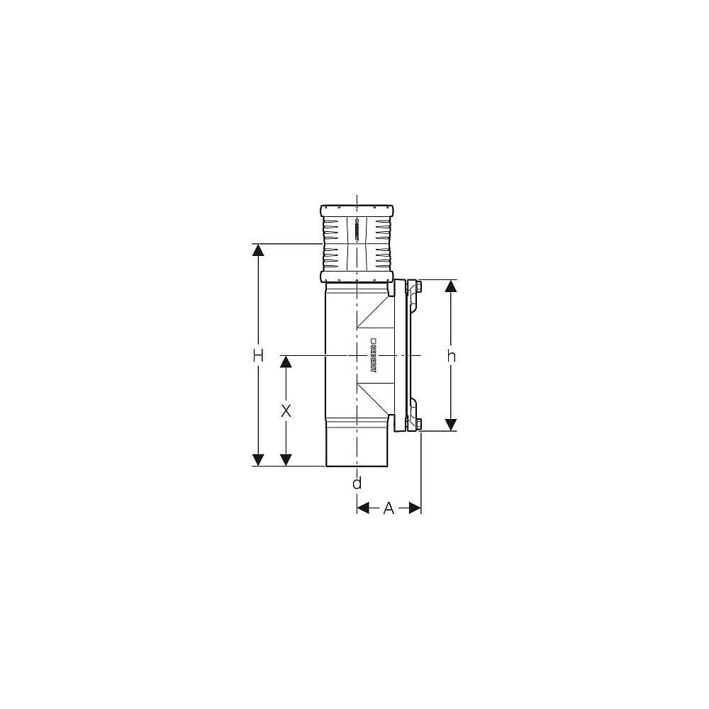 Geberit Silent-Pro Reinigungsstück 90 Gr