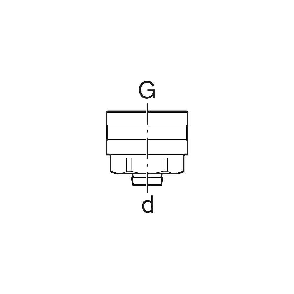 Geberit PushFit Direktverschraubung