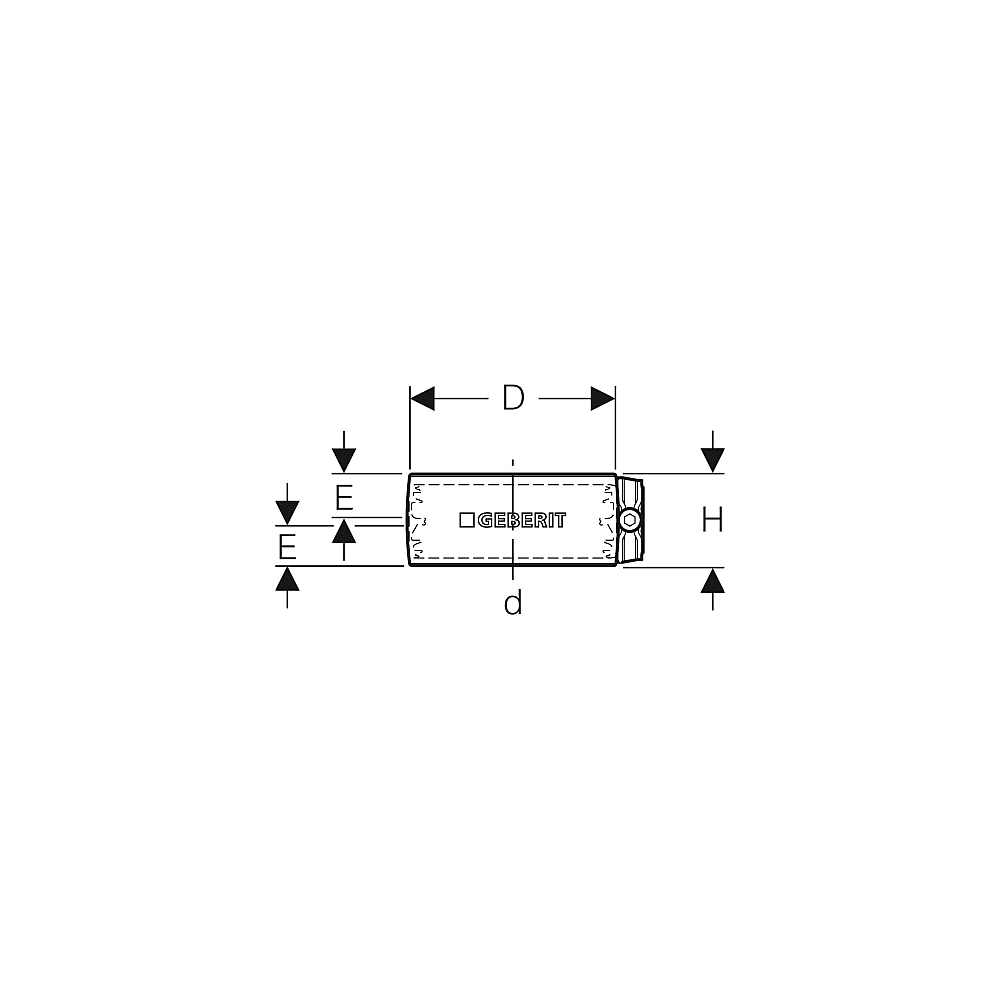 Geberit Silent - db 20 Spannverbinder